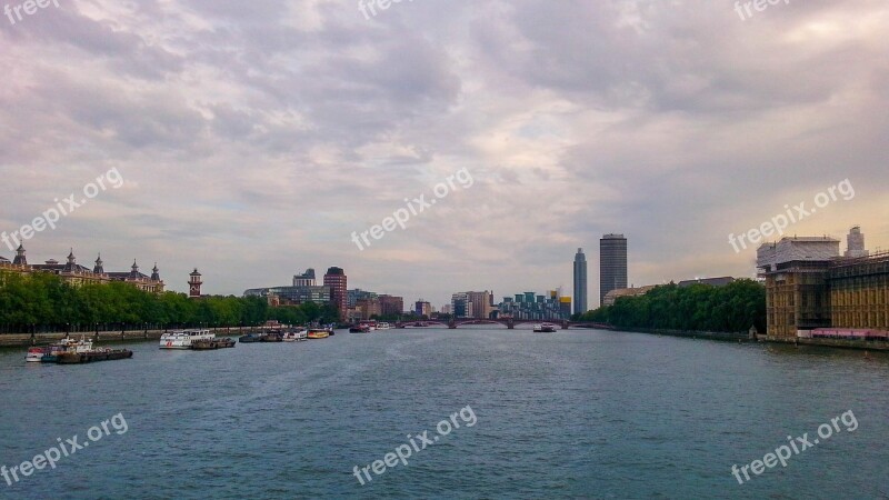 London Thames England River Uk