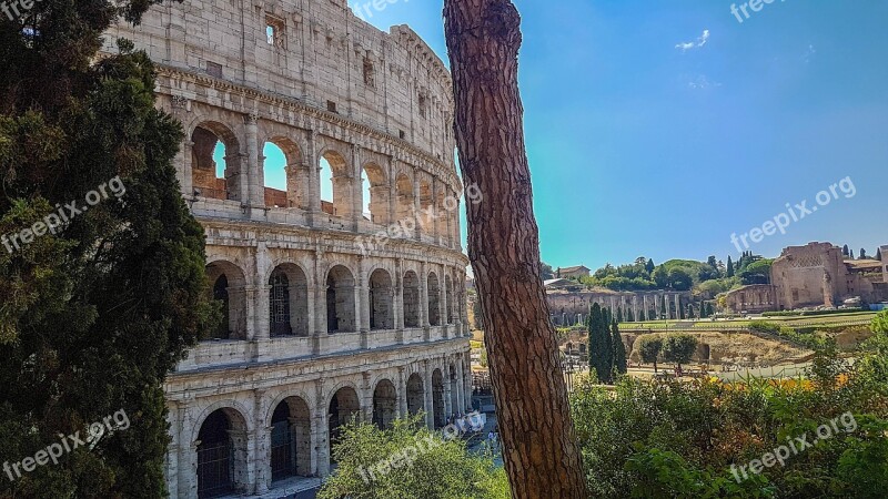 Rome Coliseum Italy Novel Free Photos