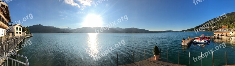 Tegernsee Nature Landscape Bavaria Sky