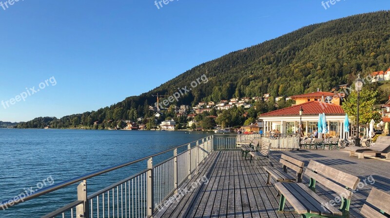 Tegernsee Bavaria Landscape Nature Mountains