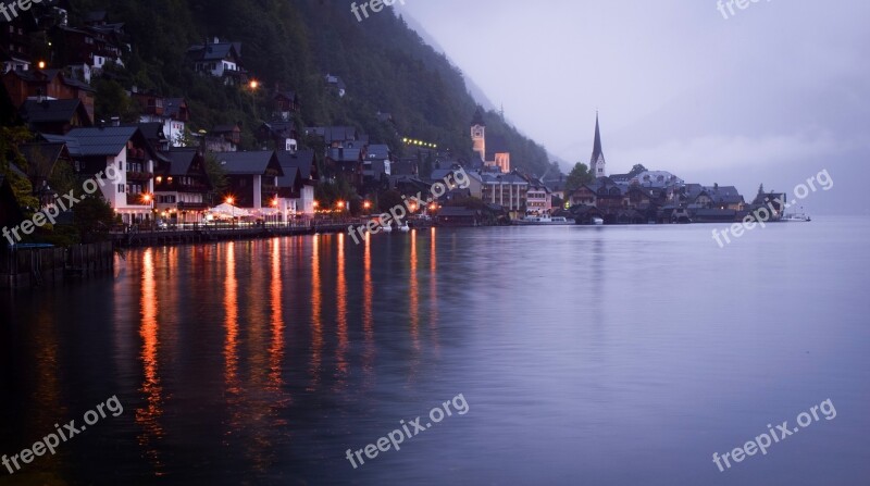 Austria Hallstatt Lake Free Photos