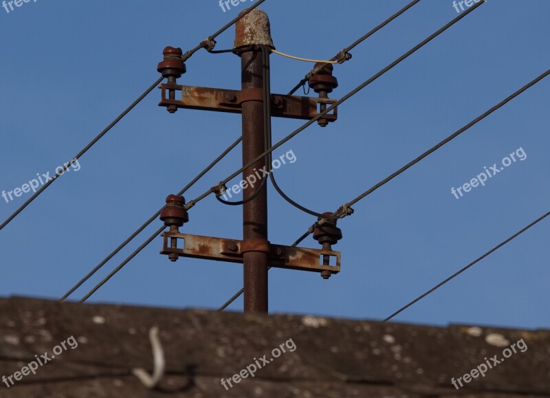 Current Power Line Energy Electricity High Voltage