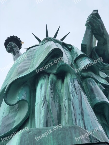 Statue Of Liberty Freedom Usa America Monument