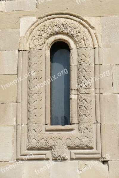 Georgia Mtskheta Church Cathedral Window