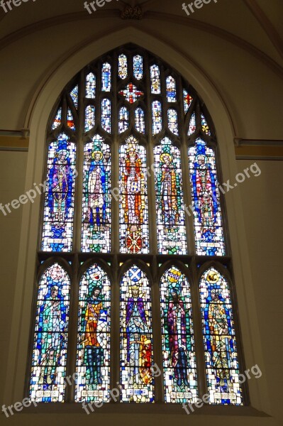 Church Window Holy Scotland Dunfermline Cathedral