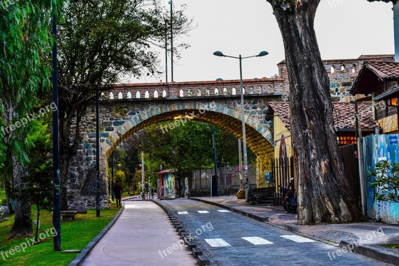 Broken Bridge Cuenca Ecuador Tradition Free Photos