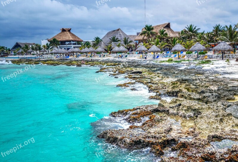 Costa Maya Mexico Beach Architecture Huts