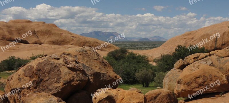 Namibia Outlook Foresight Landscape Stones