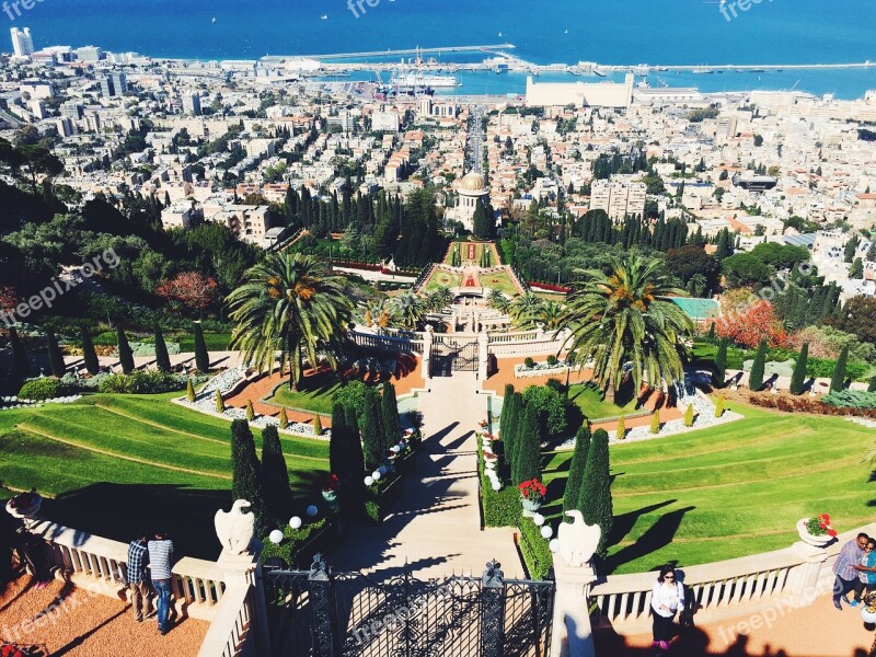 Garden Bahai Israel Architecture Park