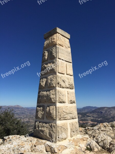 Alcoy Alcoi Serreta Populated íbero Monolith