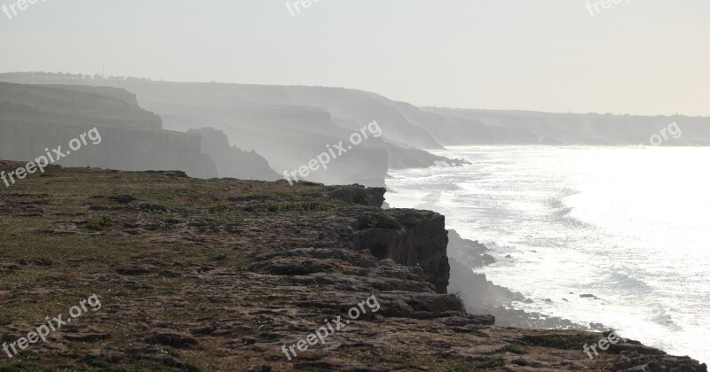 Morocco Cliff Sea Waves Erosion