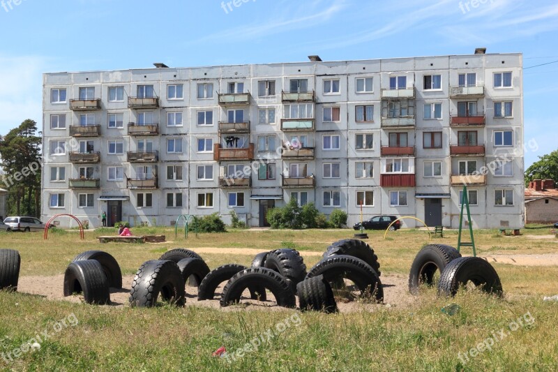 Latvia Karosta Russian Housing Flats