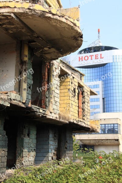 Bosnia Hezegovina Sarajevo War Damage