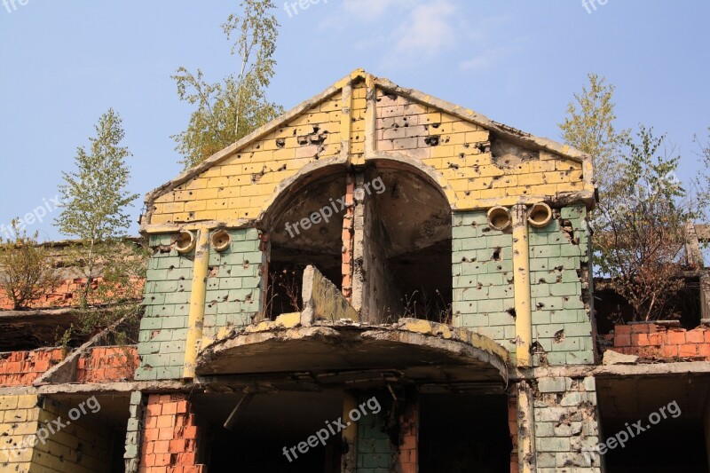 Bosnia Hezegovina Sarajevo War Damage