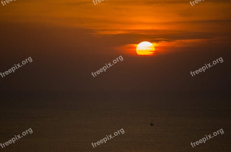 The Sun Sea Sunset Cool Sunsets