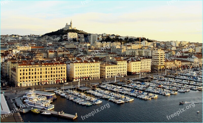 Marseille Port Lying Sun Free Photos