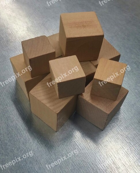 Wood Blocks Craft Building Blocks Wooden