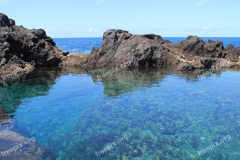 Spain Tenerife Garachico Water Canary