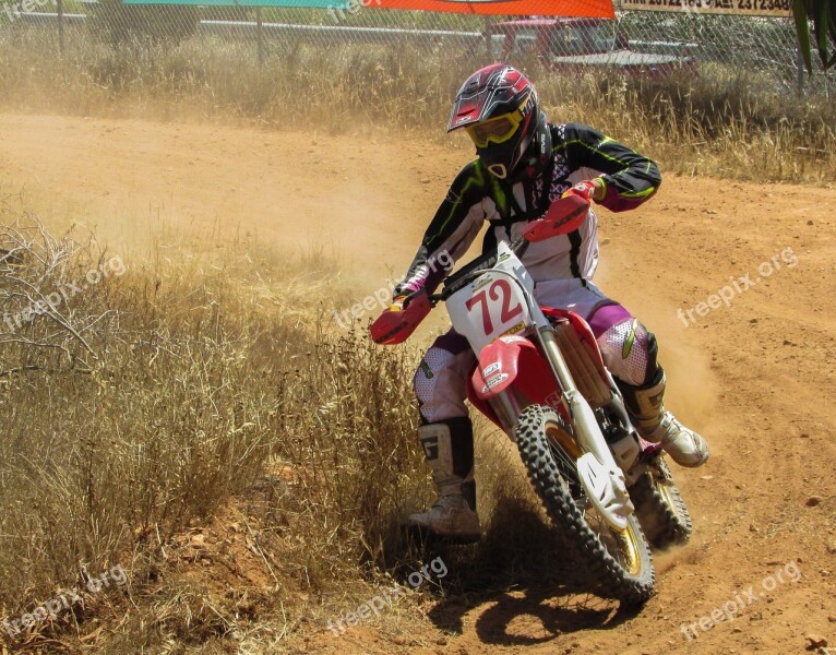 Scramblecross Motocross Sport Race Dirt