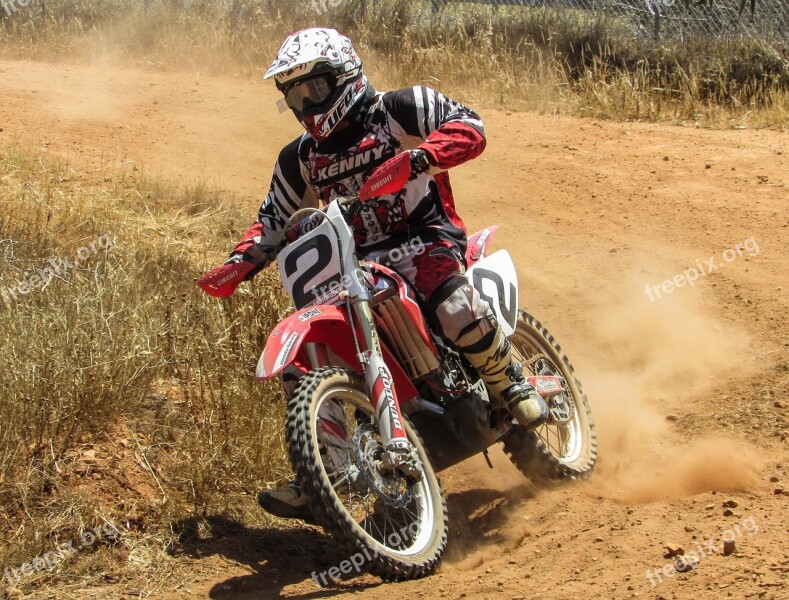 Scramblecross Motocross Sport Race Dirt