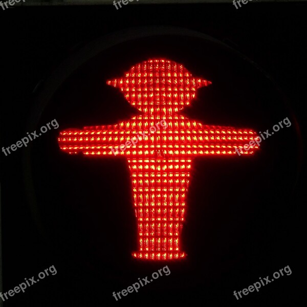 Traffic Light Traffic Light Figure Stop Containing Red Note