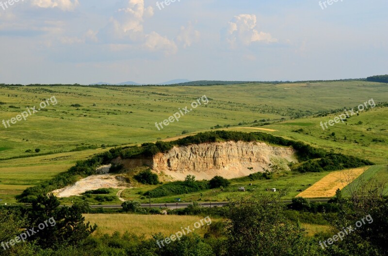 Quarry Field Nature Transylvania Free Photos