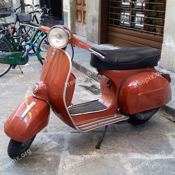 Vespa Italy Scooter Vintage Italian