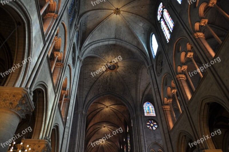 Notre Dame Paris France Church Free Photos