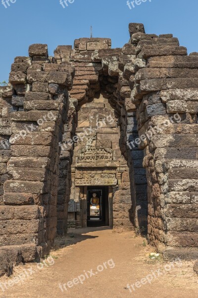 Cambodia Kampong Cham Khmer Art Temple