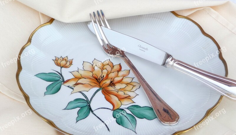 Covered Fork Knife Tablecloth Silverware