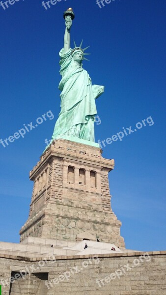 New York Statue Of Liberty America Free Photos