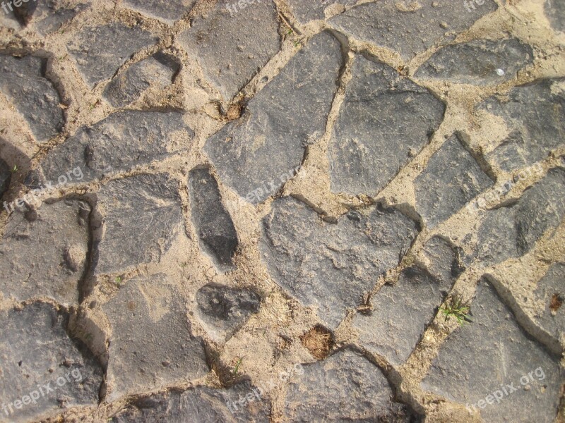 Heart Paving Stones Stones Road Heart Shaped