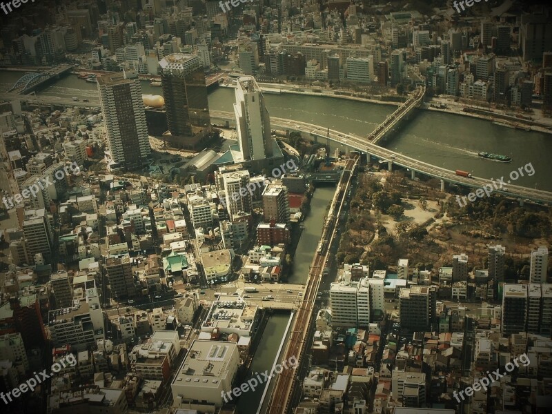 Tokyo Japan City Tourism Bridge