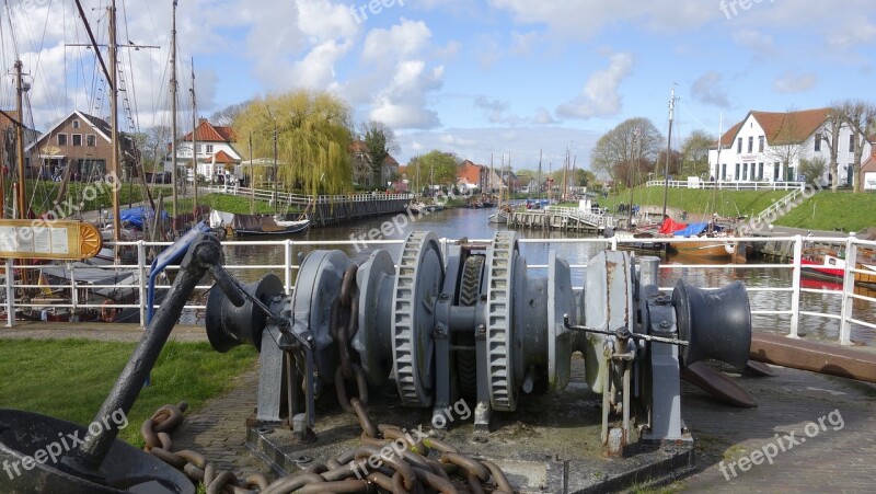 Carolinensiel Sielhafen Coast Fishing Port Lower Saxony