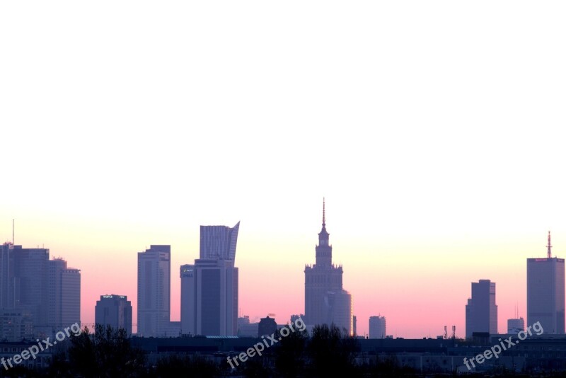 Warsaw The Capital Of The Poland Skyscrapers Superstructure