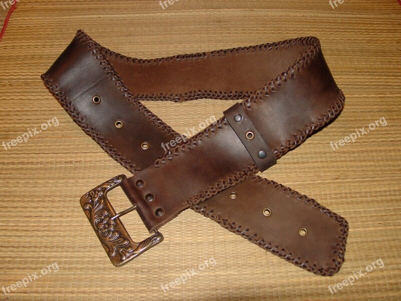 Belt Skin Leather Goods Buckle Free Photos