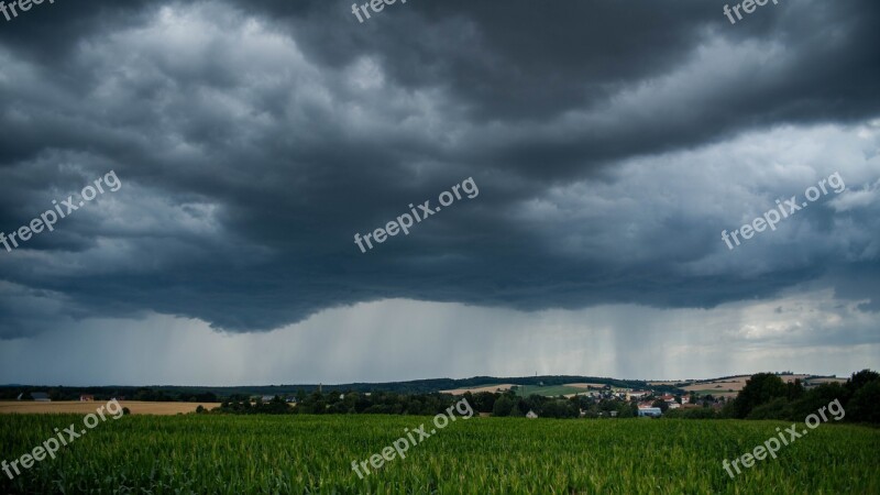 Clouds Sky Storm Thunderstorm Rain