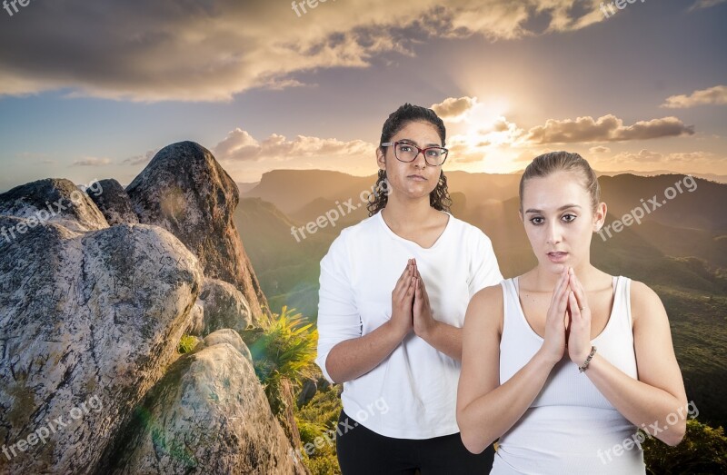 Bored Indian Girl And Annoyed White Girl