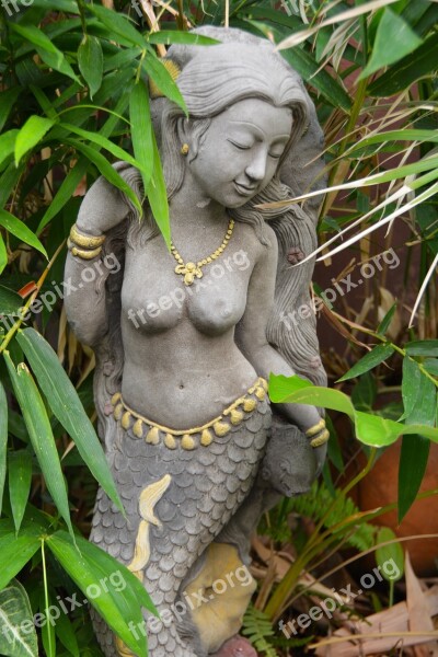 Mermaid Statue Female Symbol Landmark