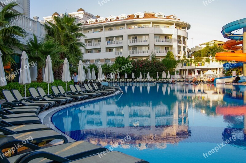 Holiday Swimming Pool Hotel Summer Bathing