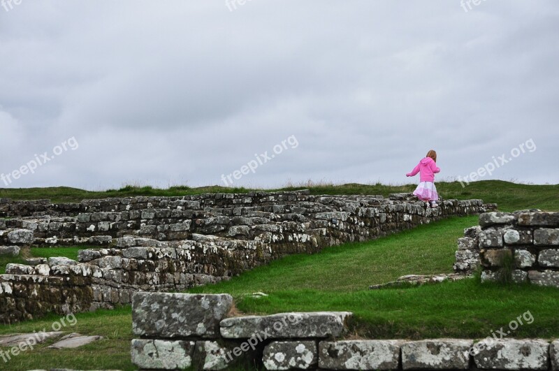 England Hadrian's Wall Housesteads Roman Fort