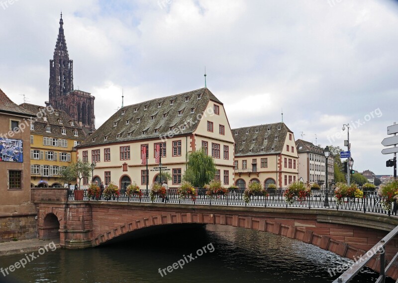 Strasbourg Historic Center City Museum Cathedral Ill