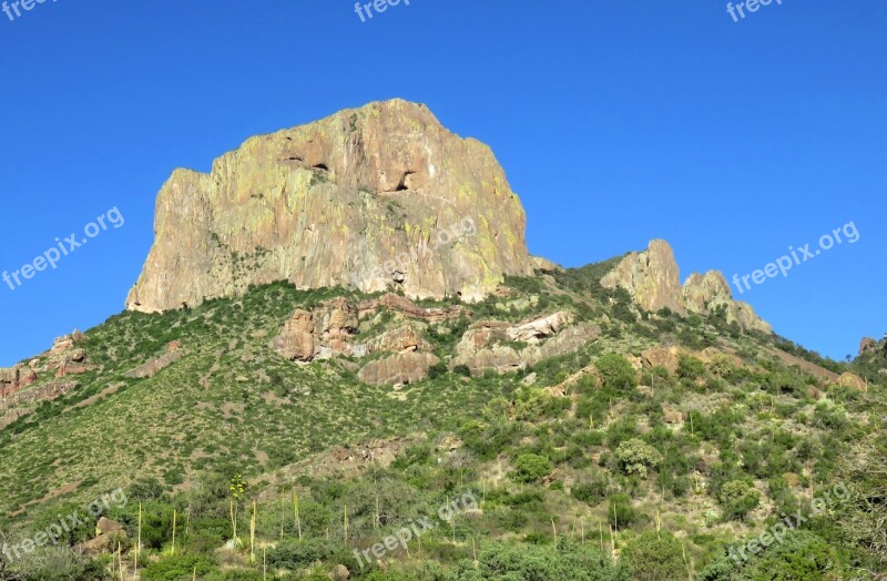 Big Bend National Park Background Texas Usa