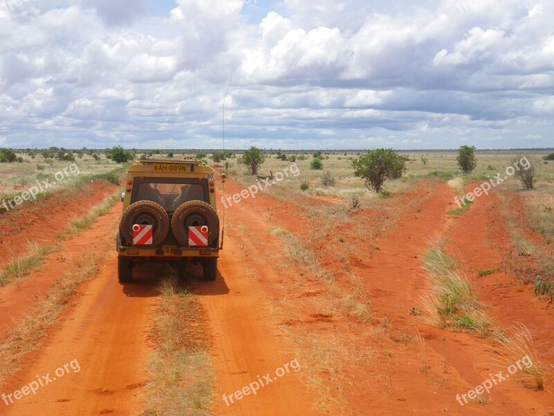 Safari Kenya Jeep Africa Free Photos