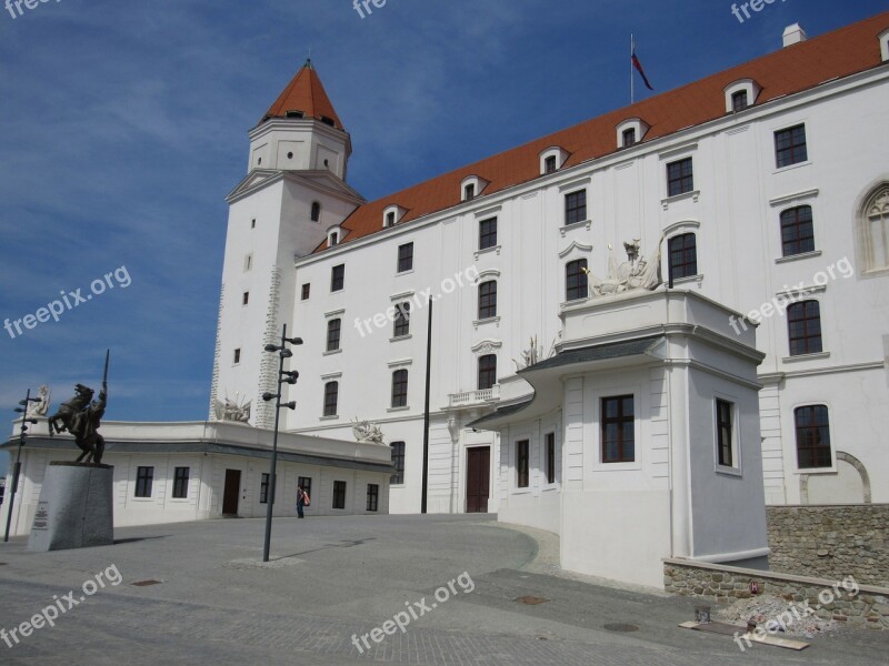 Castle Bratislava Slovakia Old Town Medieval Architecture