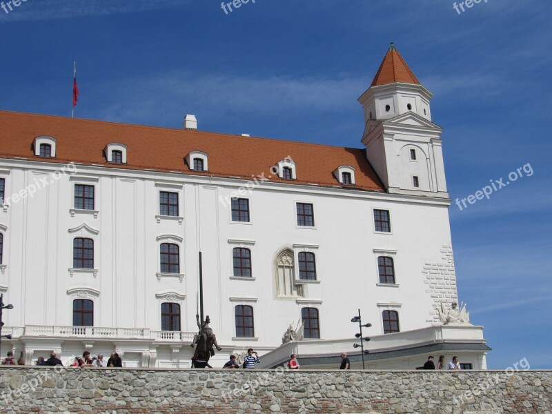 Castle Bratislava Slovakia Old Town Medieval Architecture