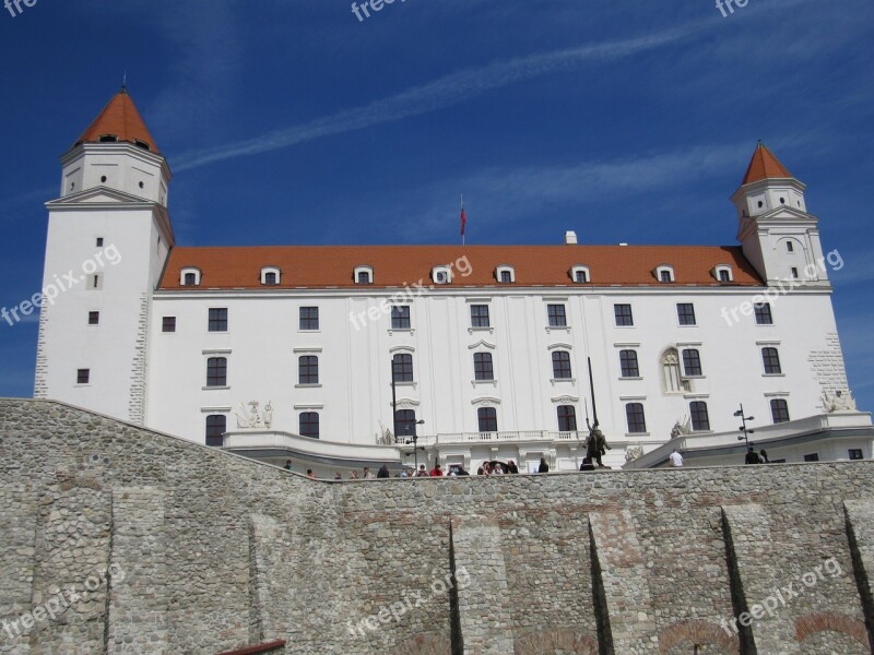 Castle Bratislava Slovakia Old Town Medieval Architecture