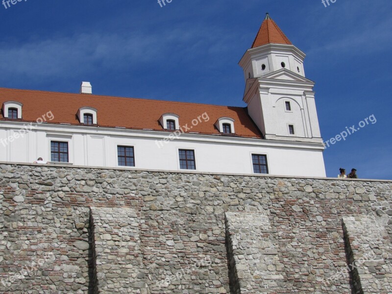 Castle Bratislava Slovakia Old Town Medieval Architecture