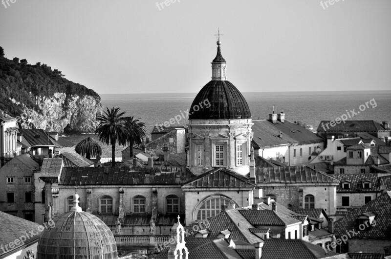 Dubrovnik Croatia Old Town Roofs Europe