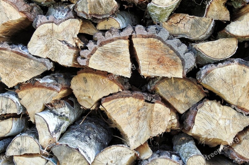 Holzstapel Texture Wood Nature Stacked Up